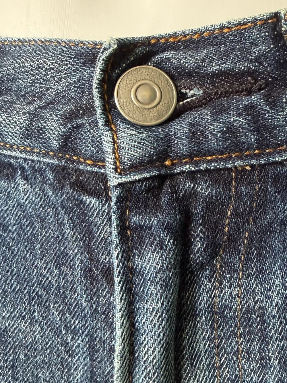 J. Crew 484 Straight Jeans in Dark Blue Indigo
